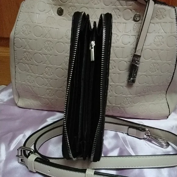 CXL By Christian Lacroix Beige Annabelle Tote And Matching Wallet - Picture 3 of 13